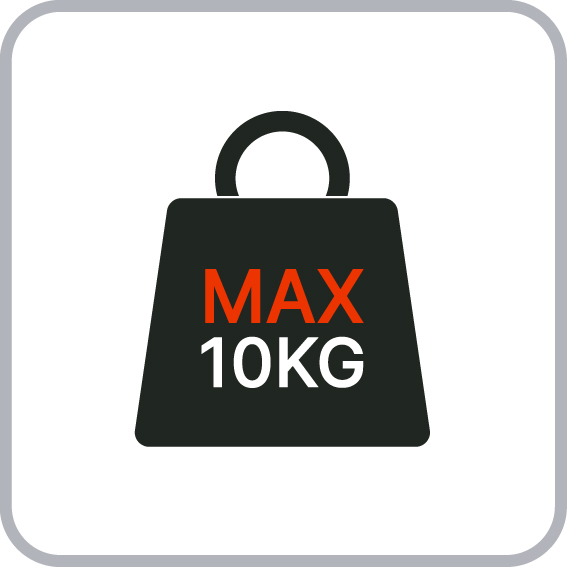 MAX LOAD 10KG